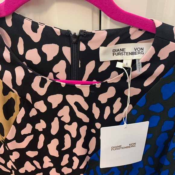 DVF Diane von Furstenberg Belmont Print Dress NWT size 6 - Picture 7 of 9